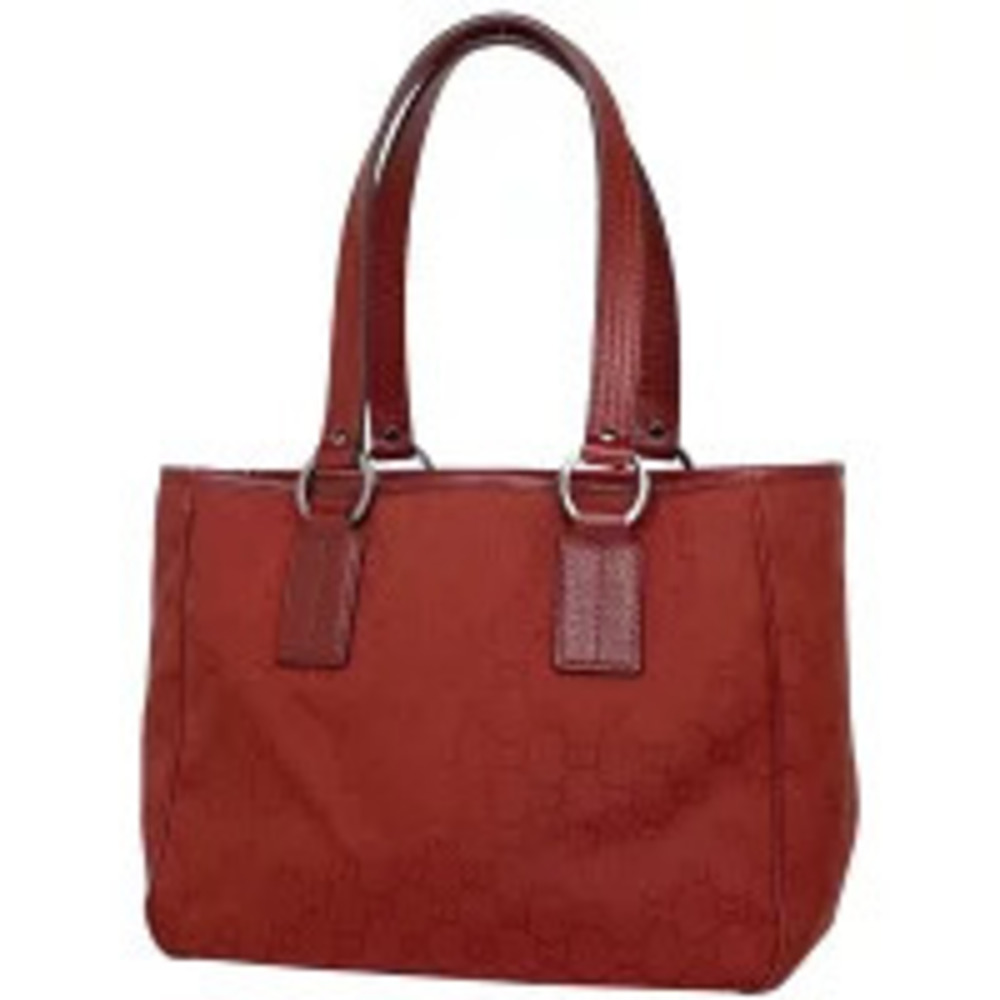 Gucci GG handbag tote bag canvas red
